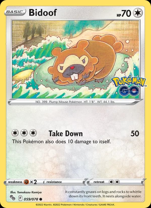 Bidoof (Peelable Ditto)