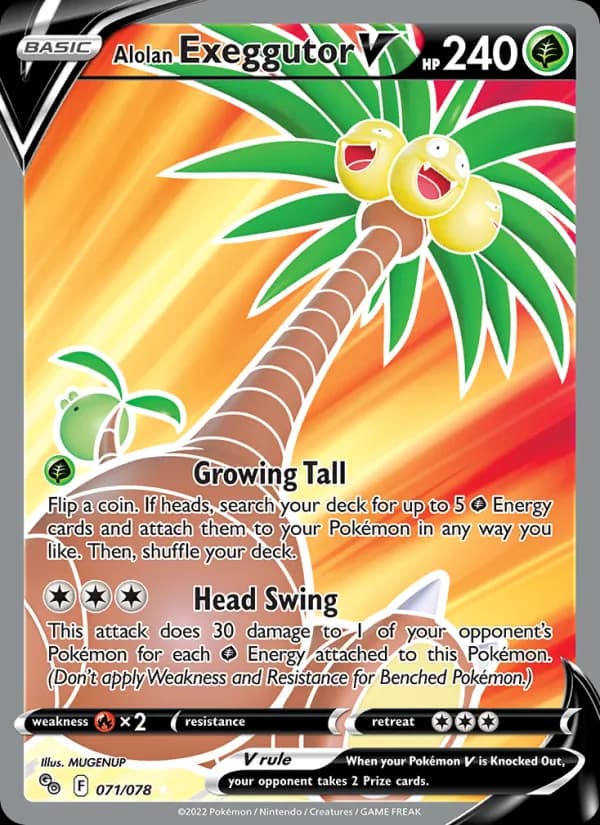 Alolan Exeggutor V (Full Art)