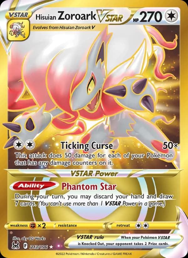 Hisuian Zoroark VSTAR (213) (Secret)