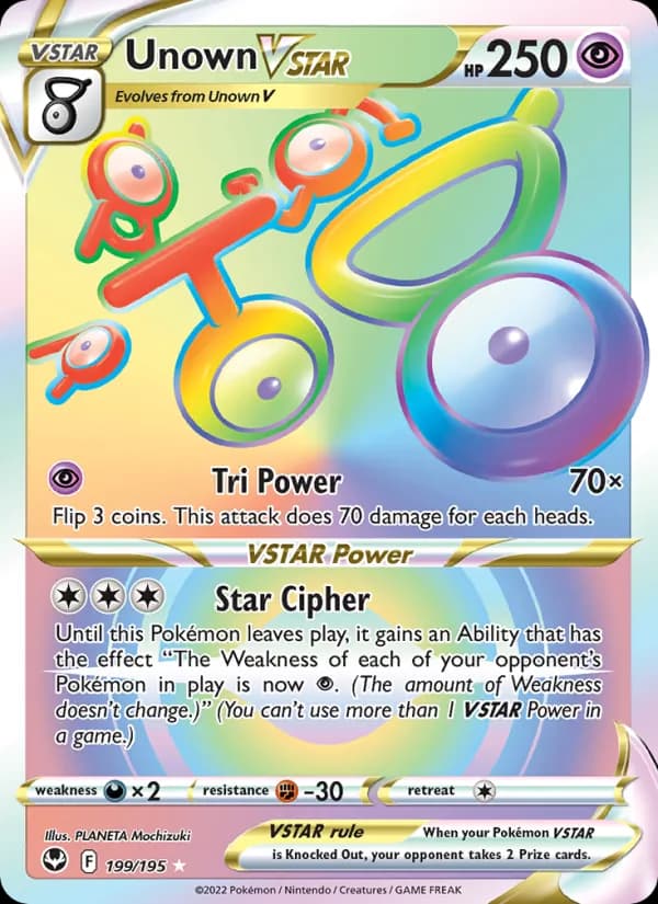 Unown VSTAR (Secret)