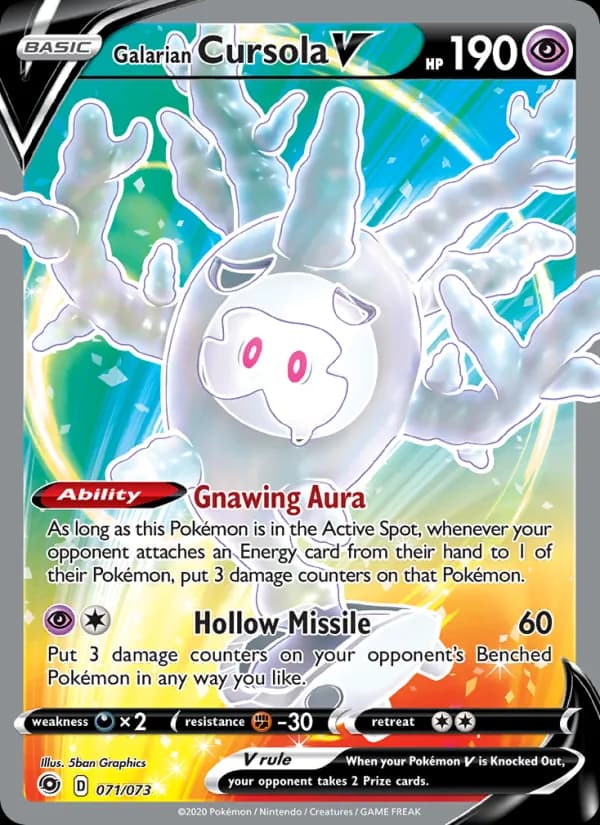 Galarian Cursola V (Full Art)