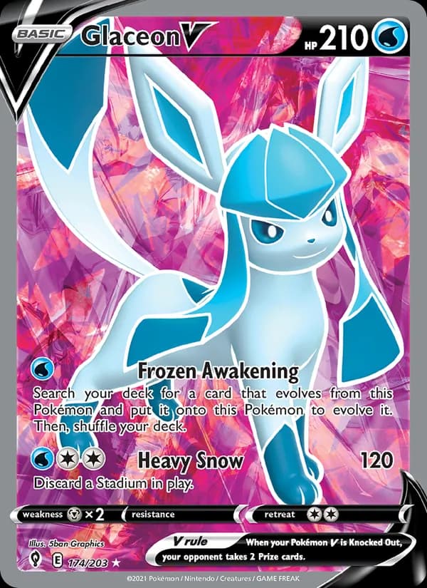 Glaceon V (Full Art)