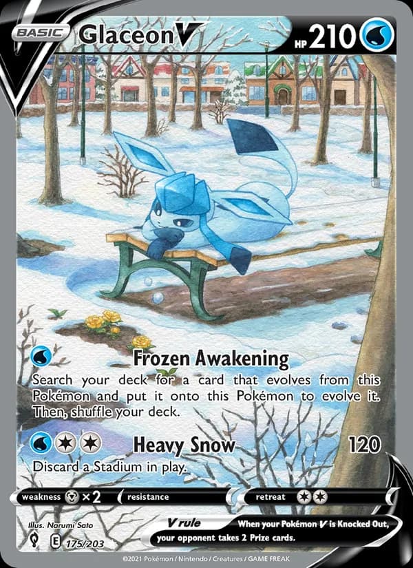Glaceon V (Alternate Full Art)