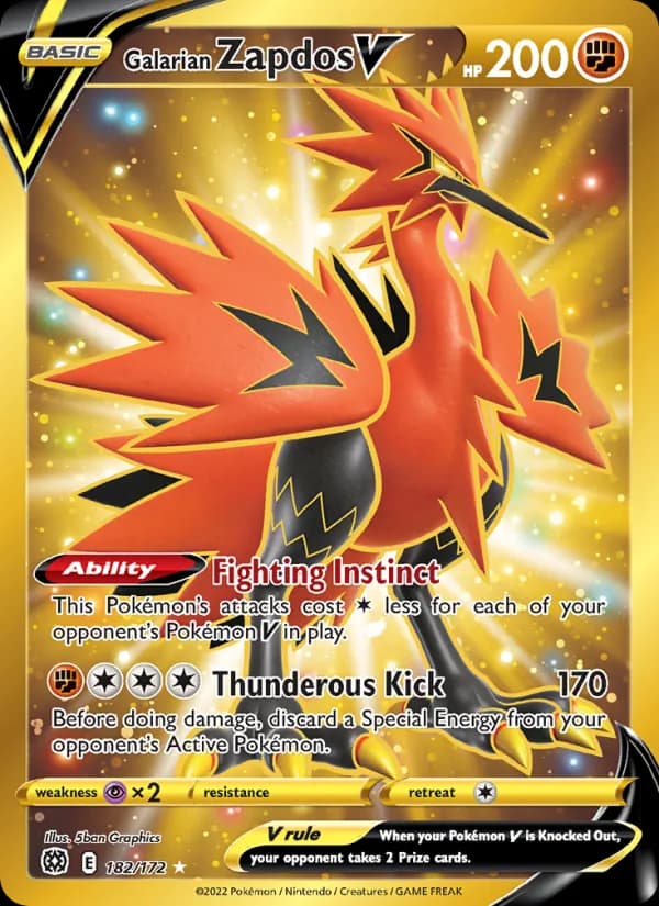 Galarian Zapdos V (Secret)