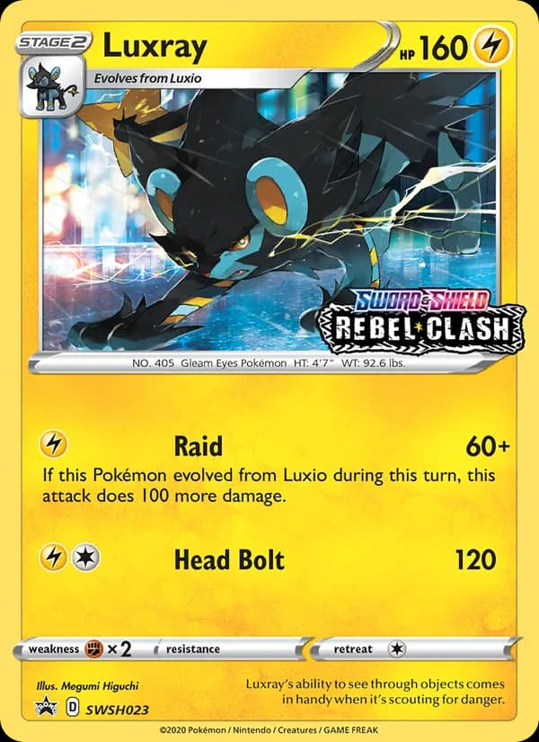 Luxray - SWSH023 (Prerelease) [Staff]