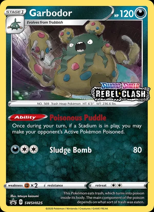 Garbodor - SWSH025 (Prerelease) [Staff]