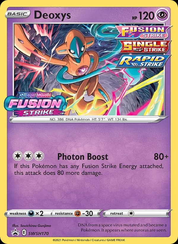 Deoxys - SWSH170 (Prerelease)