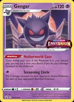 Gengar - SWSH241 (Prerelease) (Staff)