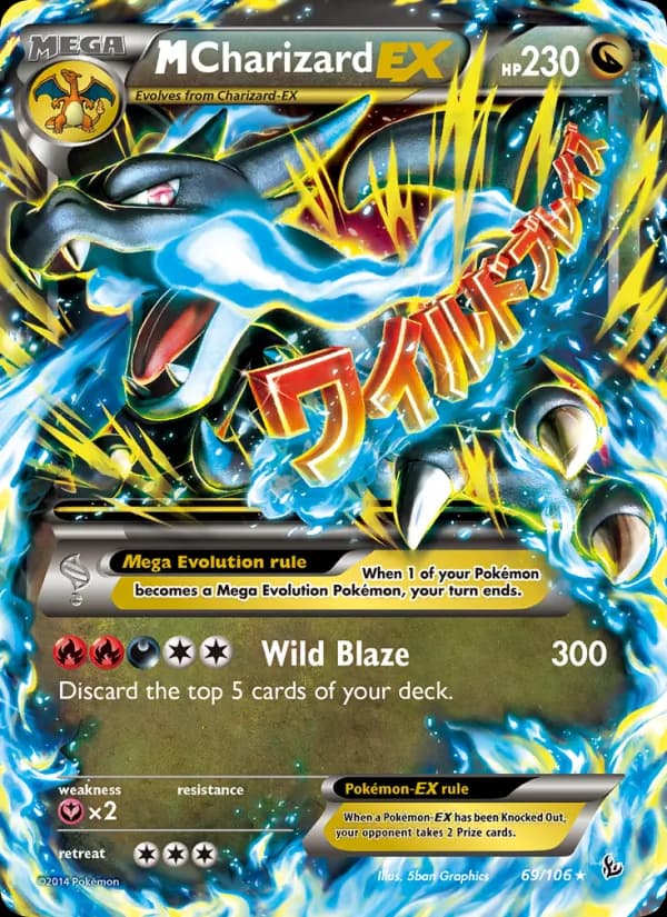 M Charizard EX (X) #69/106
