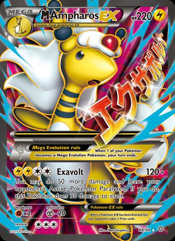 M Ampharos EX (88 Full Art)