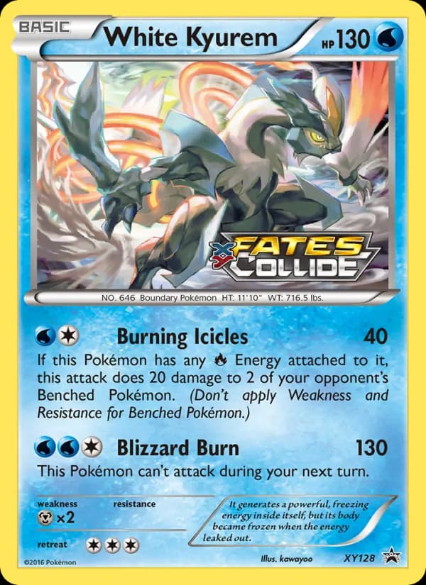 White Kyurem - XY128 (Prerelease) [Staff]