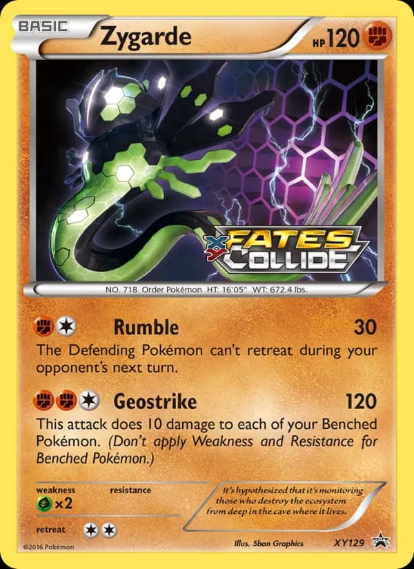 Zygarde - XY129 (Prerelease) [Staff]