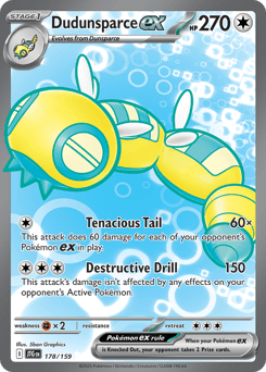 Dudunsparce ex - 178/159