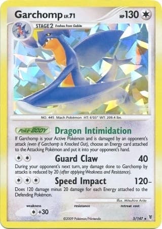 Garchomp - 5/147 (Cracked Ice Holo) #005/147
