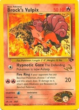 Brock's Vulpix [W Stamped]