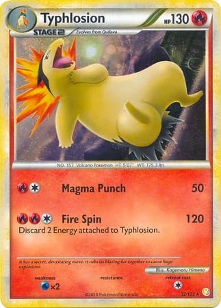 Typhlosion - 32/123 (Cosmos Holo)
