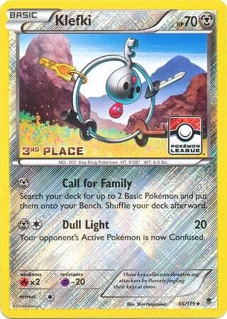 Klefki - 66/119 (Pokemon League) [3rd Place]