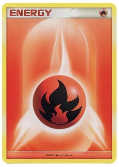 Fire Energy (2007 Unnumbered D/P Style Non-Holo)