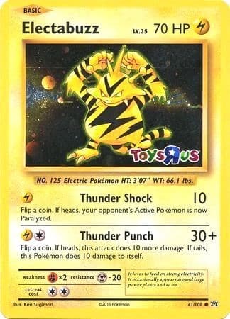 Electabuzz - 41/108 (Toys R Us Promo)