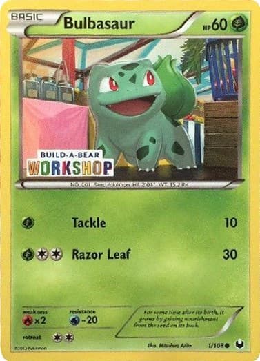 Bulbasaur - 1/108 (Build-A-Bear Workshop Exclusive)