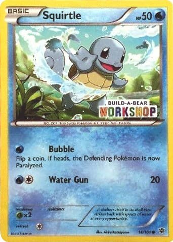 Squirtle - 14/101 (Build-A-Bear Workshop Exclusive)