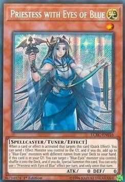 Priestess with Eyes of Blue