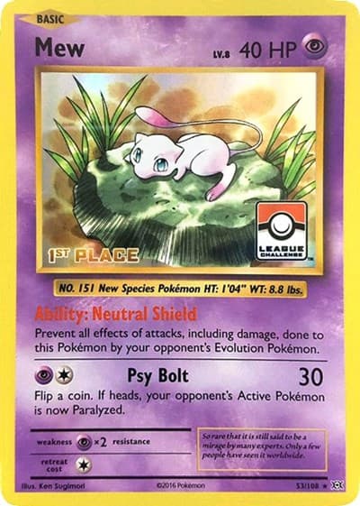 Mew - 53/108 (League Challenge) [1st Place]