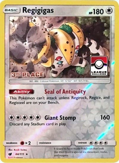 Regigigas - 84/111 (League Challenge) [3rd Place]