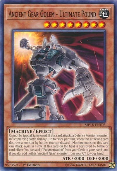 Ancient Gear Golem - Ultimate Pound