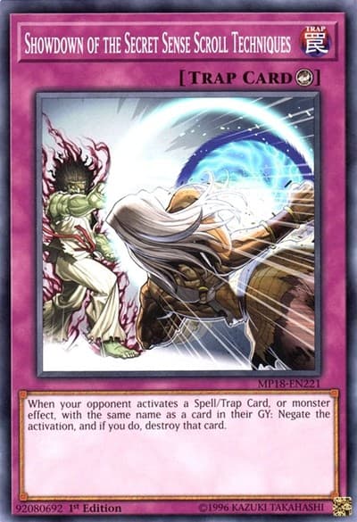 Showdown of the Secret Sense Scroll Techniques