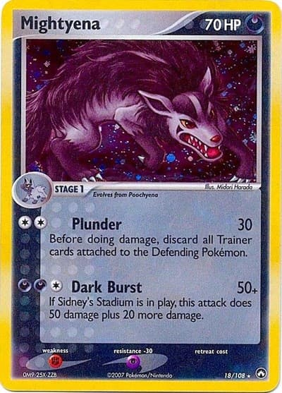 Mightyena - 18/108 (Cosmos Holo)