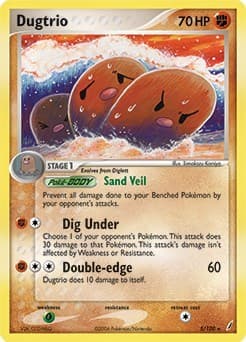 Dugtrio - 5/100 (EX Crystal Guardians)