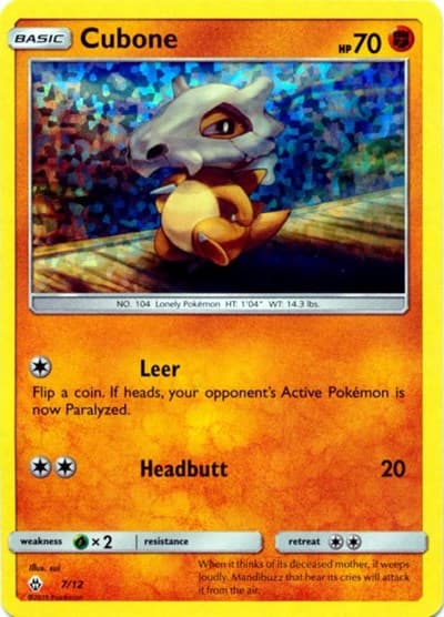 Cubone - 7/12 #007/012