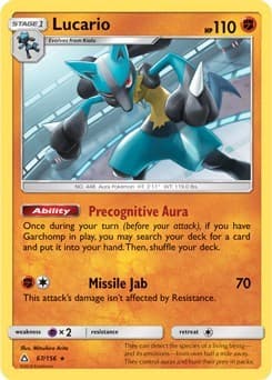 Lucario - 67/156 (SM Ultra Prism)