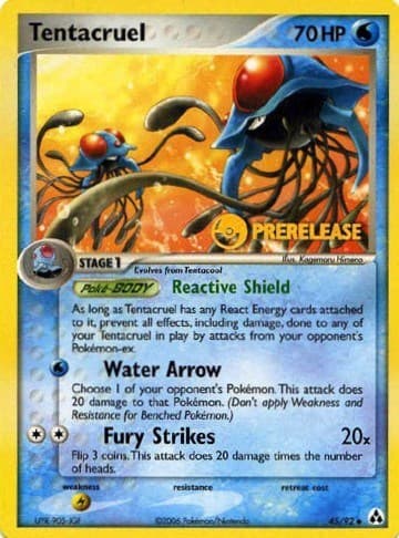 Tentacruel - 45/92 (Prerelease)