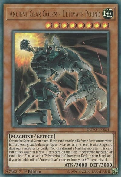Ancient Gear Golem - Ultimate Pound