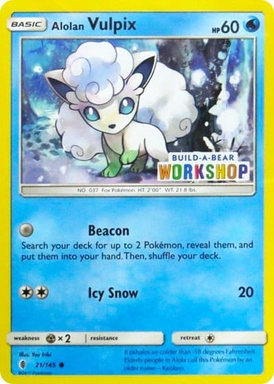 Alolan Vulpix - 21/145 (Build-A-Bear Workshop Exclusive)