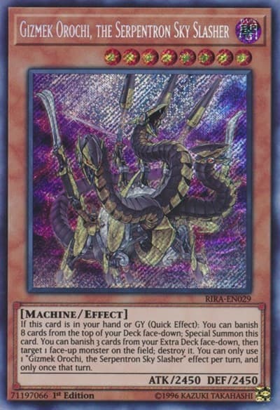 Gizmek Orochi, the Serpentron Sky Slasher