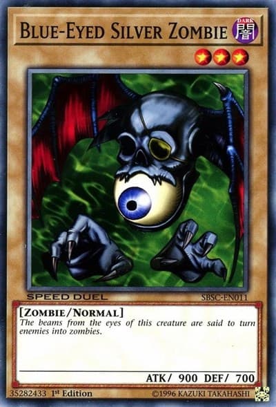 Blue-Eyed Silver Zombie