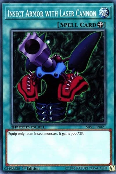 Insect Armor with Laser Cannon