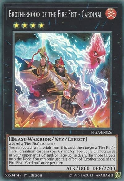Brotherhood of the Fire Fist - Cardinal