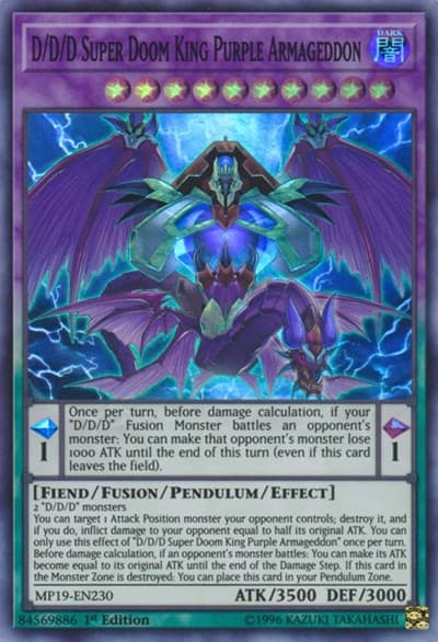 D/D/D Super Doom King Purple Armageddon