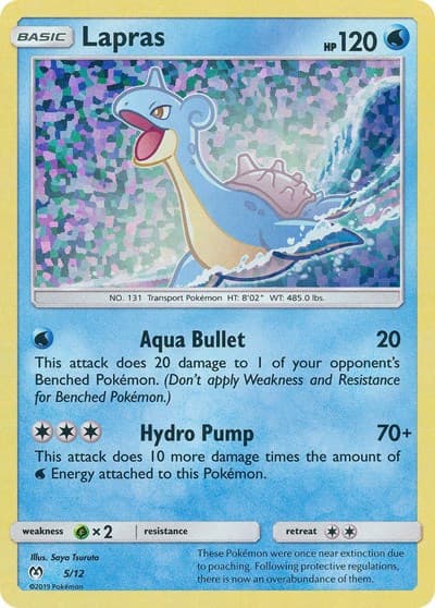 Lapras - 5/12 #005/012