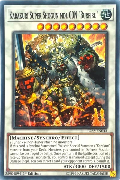 Karakuri Super Shogun mdl 00N "Bureibu"