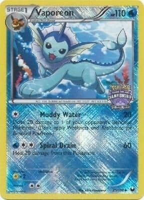 Vaporeon - 25/108 (State Championships)