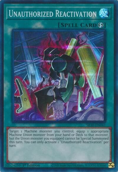 Unauthorized Reactivation