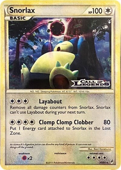 Snorlax - 33/95 (Prerelease)