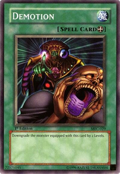Demotion