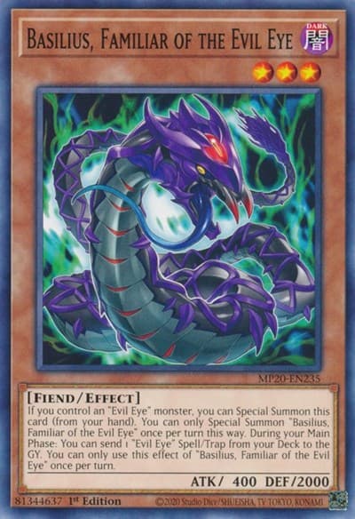 Basilius, Familiar of the Evil Eye