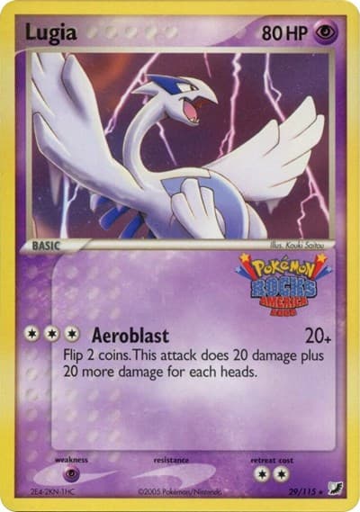 Lugia - 29/115 (Pokemon Rocks America)
